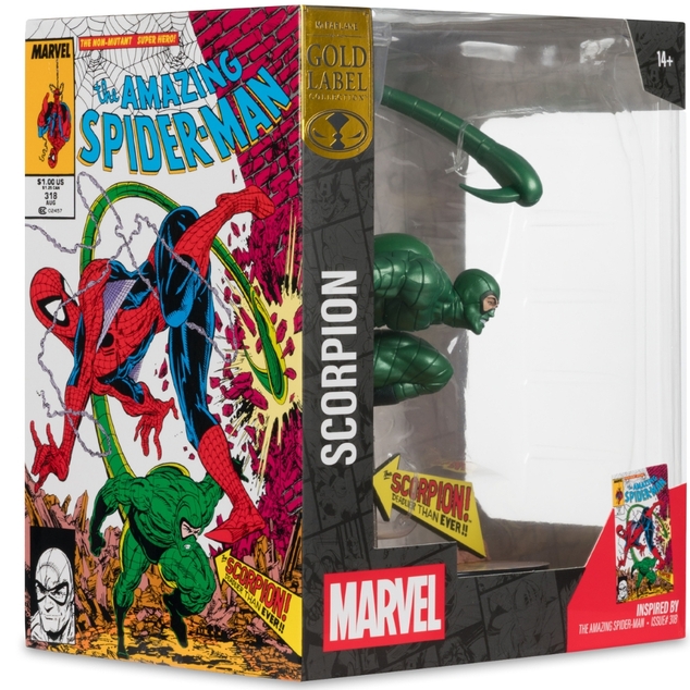 Marvel PVC фигурка 1/10 Scorpion Metallic (The Amazing Spider-Man #318) (Gold Label) 18 cm