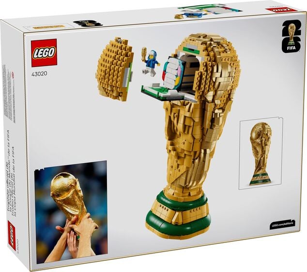 LEGO® Editions Football 43020 Službeni trofej Svjetskog prvenstva u nogometu FIFA