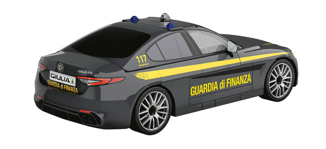 Cobi 24657 Alfa Romeo Giulia Quadrifoglio Guarda di Finanza, 1:35, 97 k