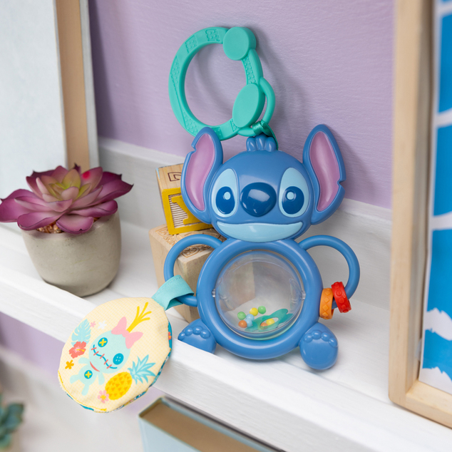 Bright Starts Jucărie pe inel C senzorială Stitch Tummy Tumble™