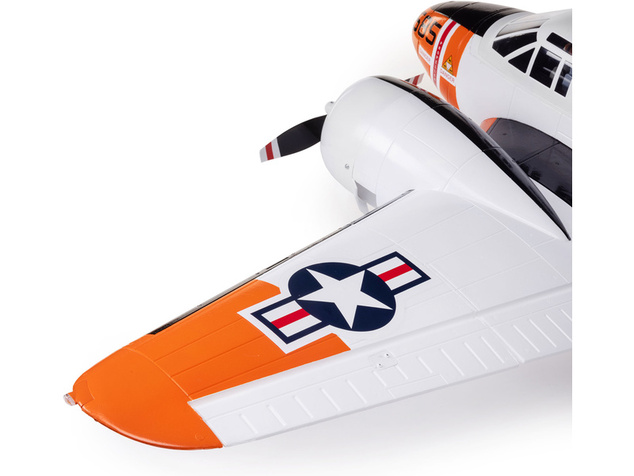 E-flite Beechcraft D18/RC-45J 1.5m BNF Basic AS3X+ SAFE Select