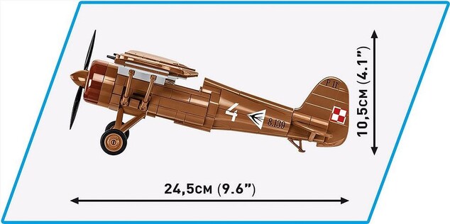 Cobi 5742 II WW PZL P.11c, 1:32, 320 k, 1 f