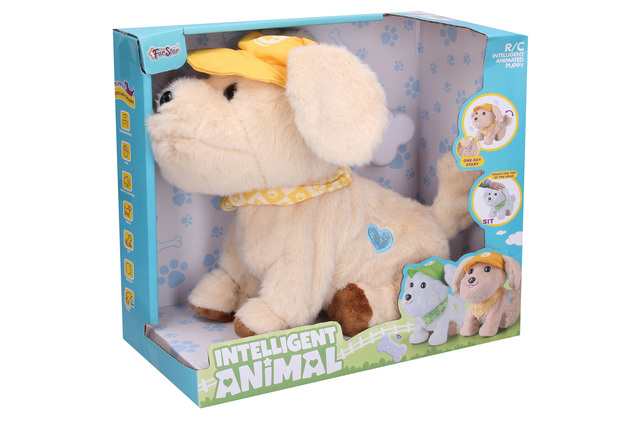 Cane di peluche interattivo RC a telecomando 27 cm