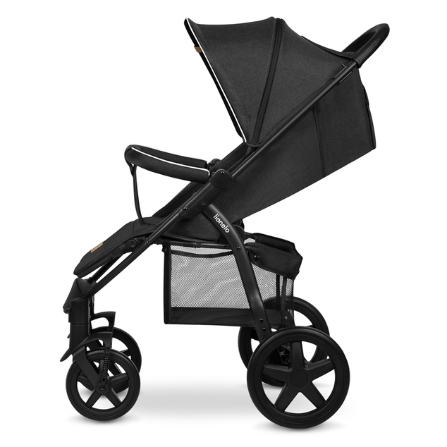 Lionelo Kočík športový Annet Plus Black Carbon