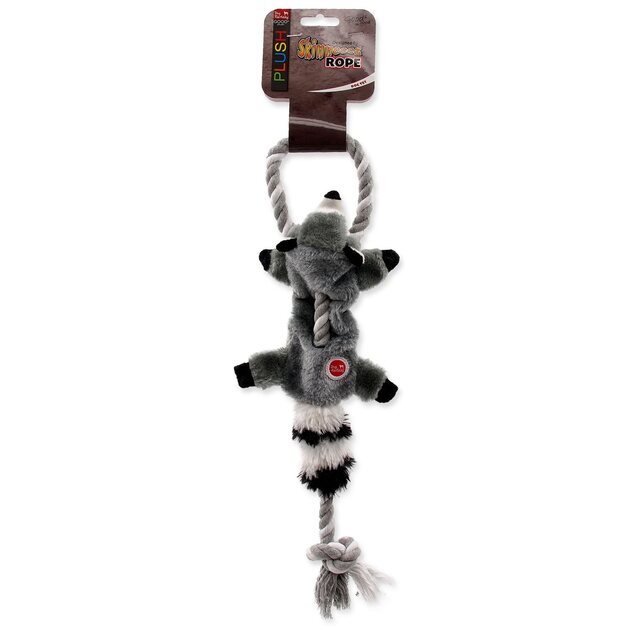 Hračka Dog Fantasy Skinneeez medvedík čistotný s povrazom 35cm