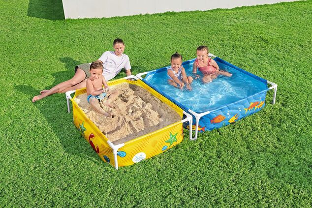 Bestway 561CF Detský bazén s pieskoviskom, 213 x 122 x 30,5 cm