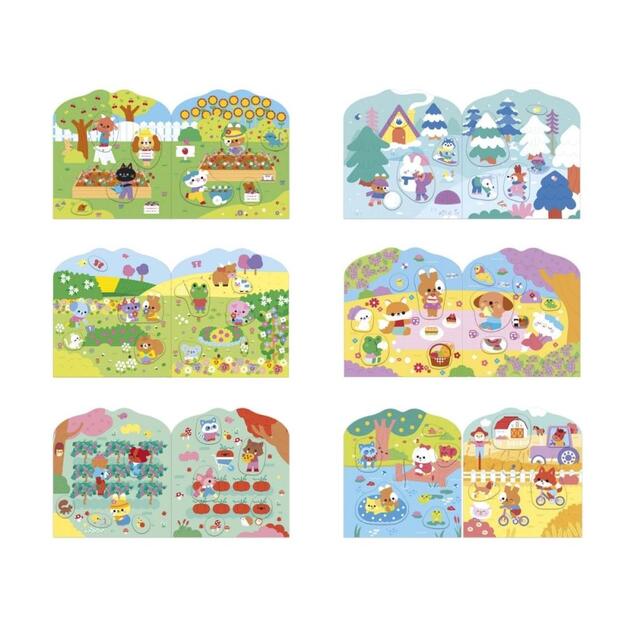 Janod Stickers Samolepky Vidiek 7 predlôh