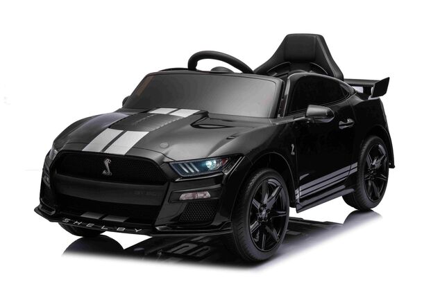 Elektrické autíčko Ford Shelby Mustang GT 500 Cobra, čierne, 2,4 GHz diaľkové ovládanie