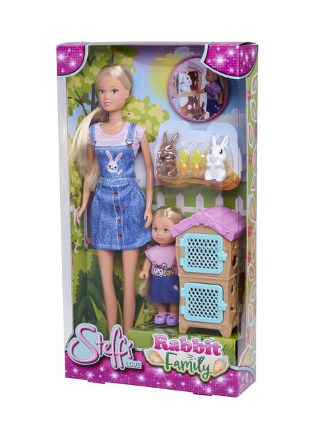 Bábika Steffi Rabbit Family