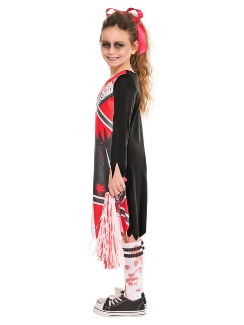 ZOMBIE CHEERLEADER dětský kostým velikost (134-140cm)