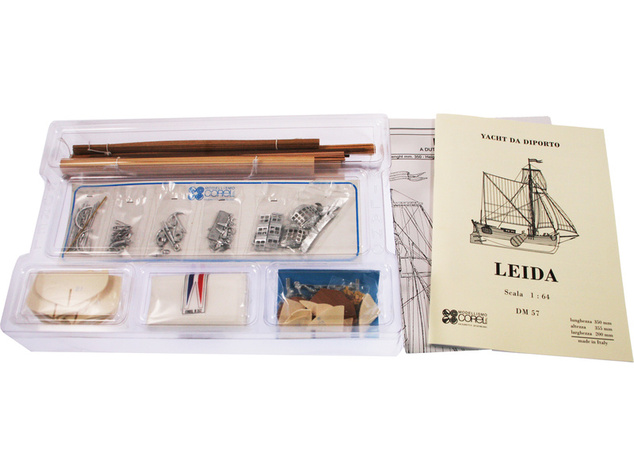 COREL Leida rybárska loď 1:64 kit