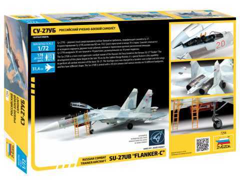 Model Kit letadlo 7294 - Sukhoi SU-27 UB "Flanker-C" (1:72)