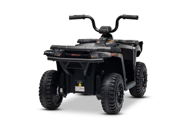 Licencovaná elektrická štvorkolka Arctic Cat 12V so zadným pohonom, čierna, LED svetlá, Lí