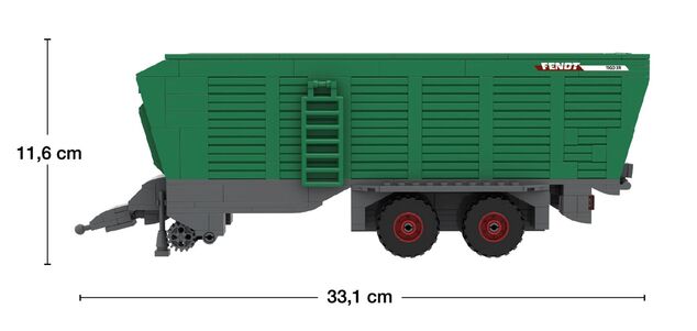 BRIXIES Plus 222.711 Fendt Tigo XR - viacúčelový samozberací automobil, 1:32, 334 k