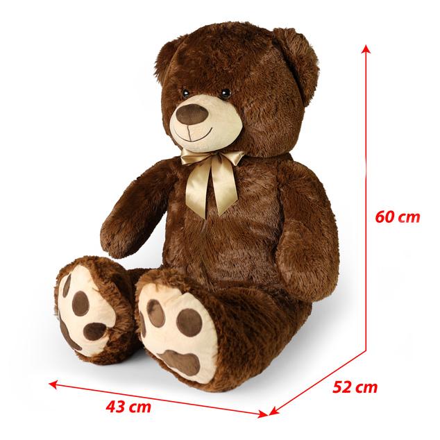 Veľký plyšový medveď Štefan s visačkou 100 cm