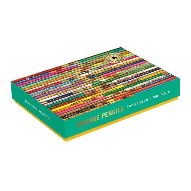Galison Puzzle Bleistifte Phat dog vintage 1000 Teile