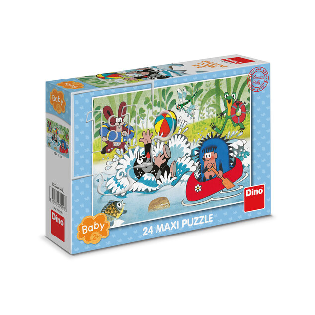 Puzzle Krtko vo vode 24 dielikov maxi