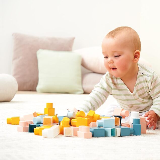 Ecoiffier Abrick Costruzioni per bambini in borsa 60 pezzi rosa