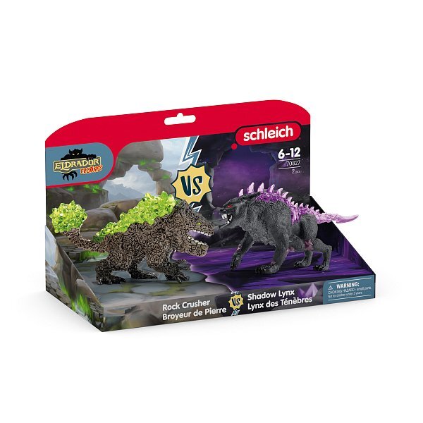 Schleich Tieňový rys vs. Kamenný drvič