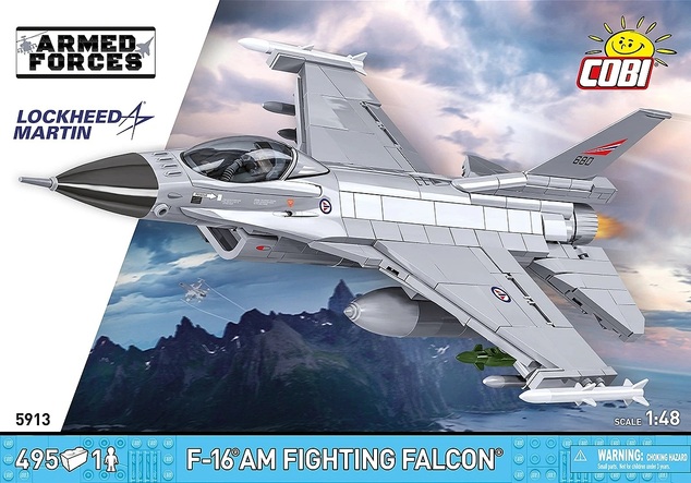 Cobi F-16 Fighting Falcon Norvegian, 500 k, 1 f