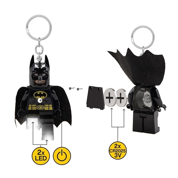 LEGO Batman svietiaca figúrka (HT) - čierny