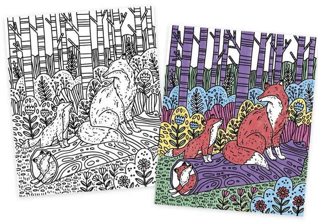 Janod Atelier Sada Maxi Maľovanie Lesné zvieratká