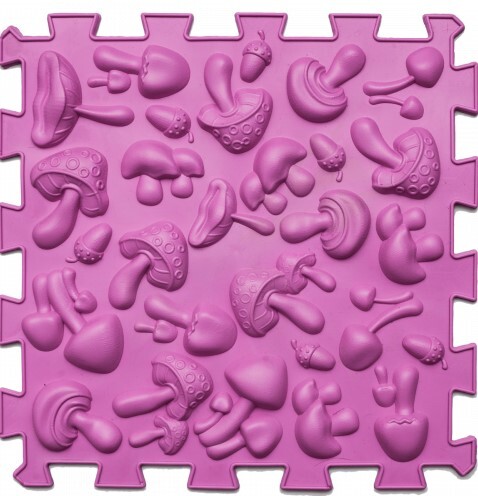 Ortek Masážna ortopedická podložka Puzzle "Mix" 6 prvkov