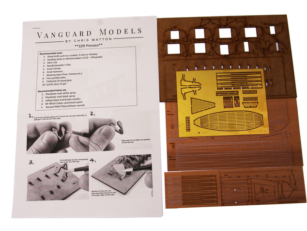 Vanguard Models Pinnácia čln 32" 1:64 kit