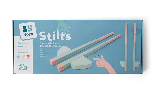 BS Toys Detské drevené chodúle