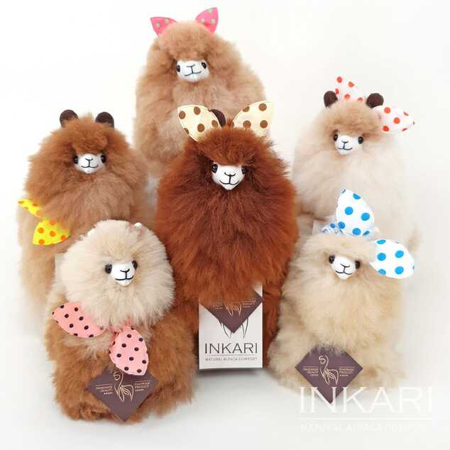 Jucărie de plus Alpaca MEDIUM - VANILIE
