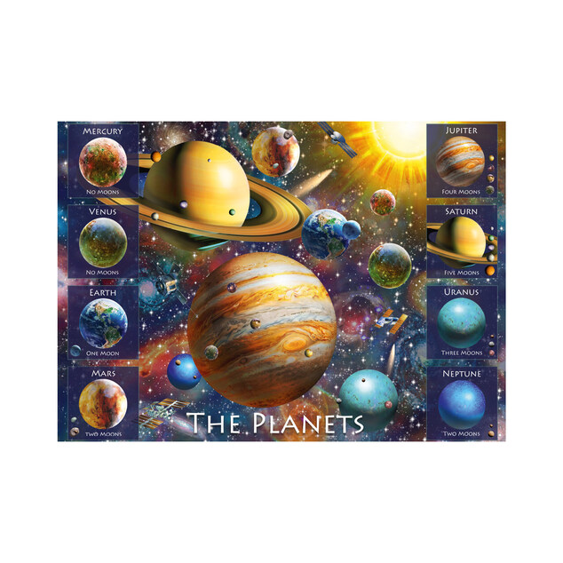 Puzzle Osem planét 500 xl dielikov