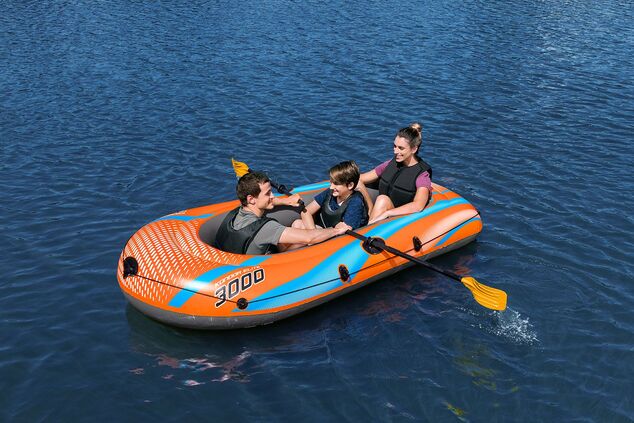 Bestway 61145 Nafukovací čln Kondor Elite 3000 s príslušenstvom, 246 x 122 cm