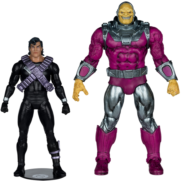 DC Multiverse Megafig akční figurka 2-Pack Mongul vs Superman (Return of Superman) 25 cm