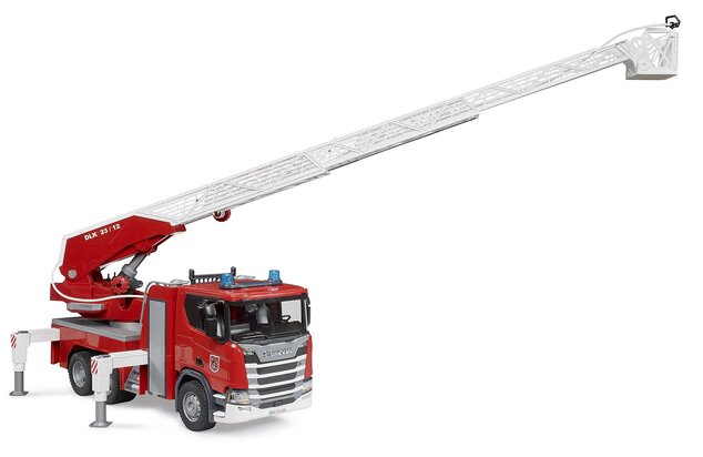 Bruder Hasičské auto Brother ScaniaSuper 560R s vodnou pumpou