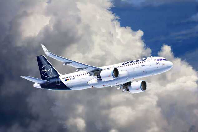Modelset Flugzeug 63942 - Airbus A320 neo Lufthansa (1:144)