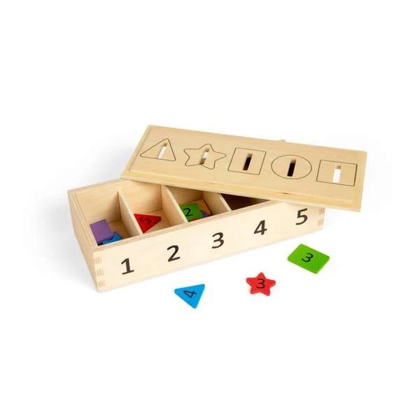 Bigjigs Toys Triedenie farieb, tvarov a čísel