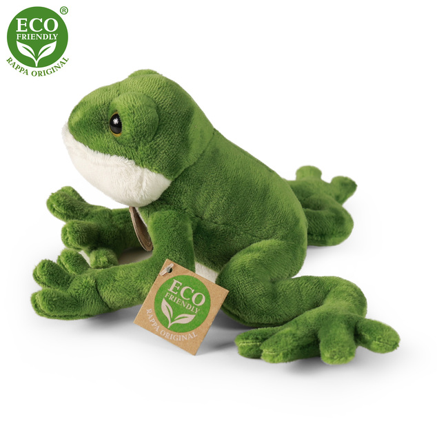 Rana peluche 15 cm ECOLOGICA