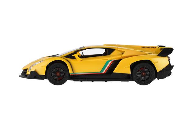 Auto RC Lamborghini plast 20cm 2,4GHz na diaľ.ovládanie so svetlom na batérie
