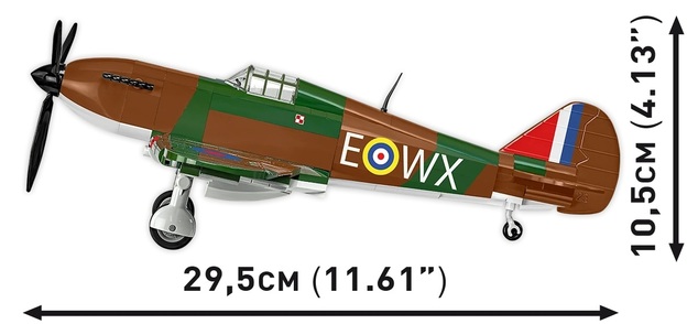 Cobi II WW Hawker Hurricane No 302 Sqn. RAF, 1:32, 373 k, 1 f