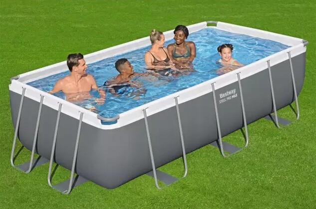 Záhradný bazén Bestway 56441 Power Steel 4.04m x 2.01m x 1.00m Rectangular Pool Set