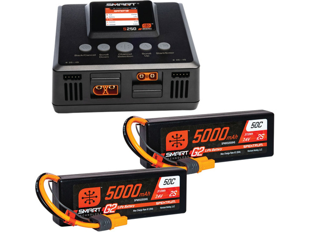 Smart Powerstage G2 Car 4S Spektrum 5000mAh 2S IC5 (2), S250