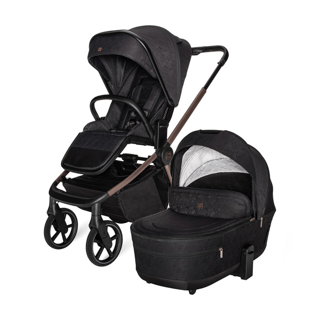 Kolica Move Cross 5X + autosjedalica Baby-Safe Core, Quartz Black