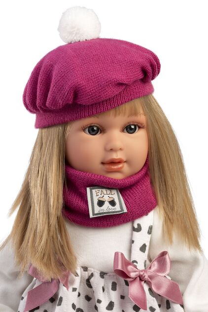 Llorens 54050 CARLA - realistická bábika s mäkkým látkovým telom - 40 cm
