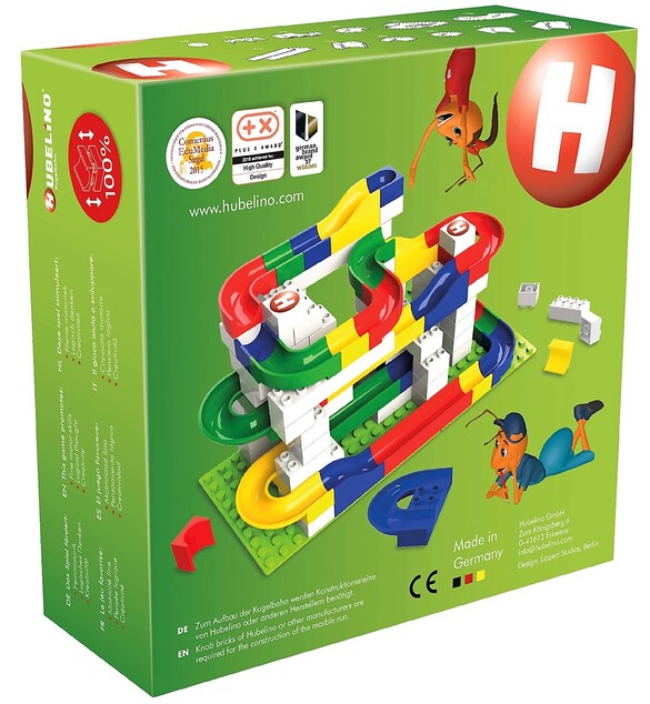 HUBELINO Guličková dráha - set bez kociek 55 dielov