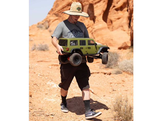 Axial SCX6 Jeep JLU Wrangler 1:6 4WD RTR strieborný