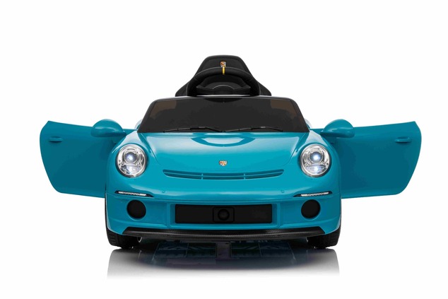 Elektrické autíčko RUF GT 12V, modré, Otváracie dvere, 2.4 GHz diaľkové ovládanie, LED sve