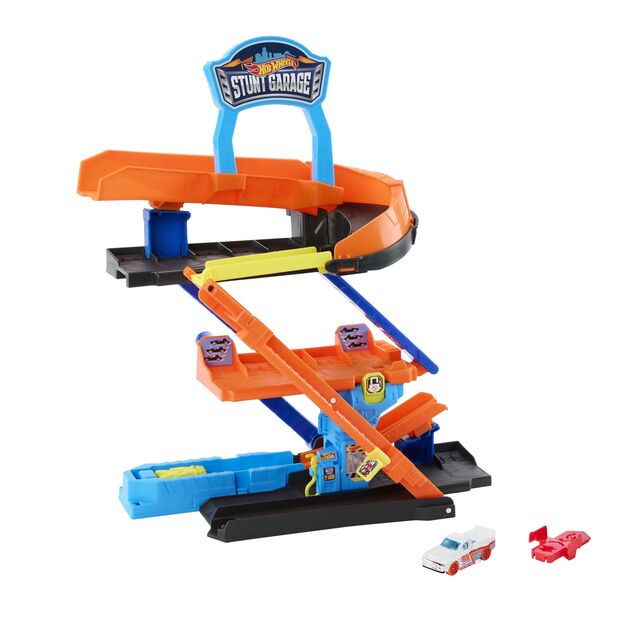 Mattel Hot Wheels City garage Stunt