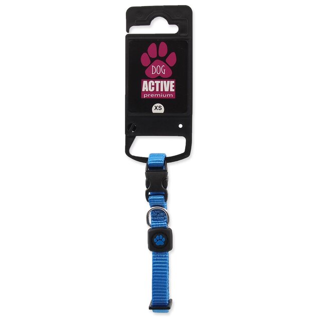 Obojok Active Dog Premium XS modrý 1x21-30cm