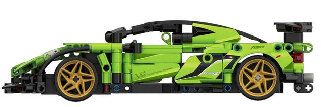 Stavebnica iM.MASTER závodné auto RC plast 2,4 GHz 429 dielikov dôb. pack+ batéria