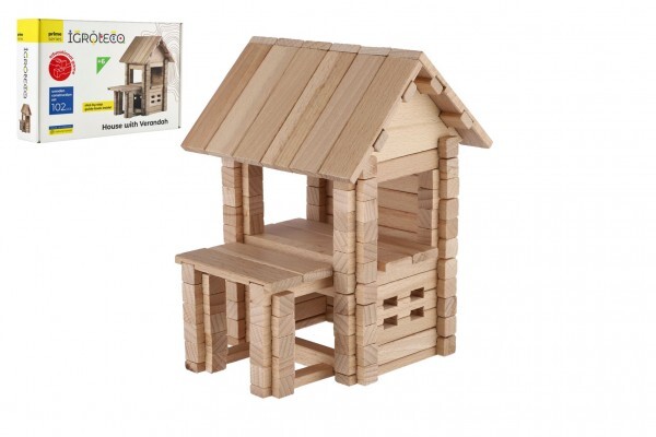 Bausatz Holzhaus 102 Teile in Schachtel 28x18x7cm